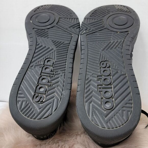 adidas Hoops 3.0 Black Men's Mid Cut Basketball Inspired Shoes Sneakers  10 - Picture 8 of 9